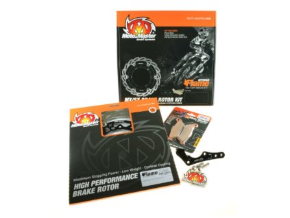 MOTO-MASTER Brzdová sada GasGas Ec/Ecf 250/300/350 (21–), Ex/Exf 250/300/450, MC/Mcf 125/250/350/450 (23–), Husqvarna FE 250/350/450/501 (22), FX 350/450 (23–), TE 150I/250I (23–) – strmeň Braktec