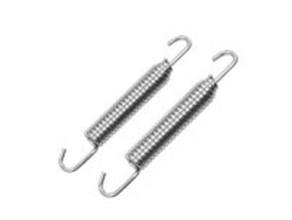 ACCEL Výfukové pružiny Yamaha 2T – 10 × 80 mm – otočná koncovka – 2 ks