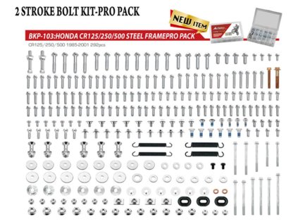 ACCEL Sada skrutiek Pro Pack Factory 2T – veľká Honda CR 125 / 250 / 500 (85–01)