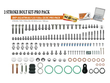 ACCEL Sada skrutiek Pro Pack Factory 2T – veľká KTM SX / XC 85 / 125 / 150 (02–)