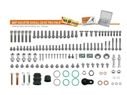 ACCEL Sada skrutiek Pro Pack Factory 2T – veľká KTM 50 / 65 SX / XC (02–)