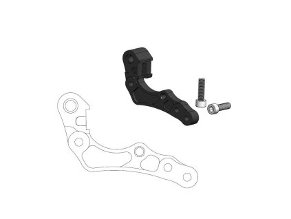 MOTO-MASTER Adaptér predného brzdového kotúča 260 mm KTM, Husaberg, Husqvarna, GasGas – čierny