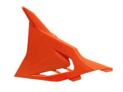 RTECH Kryt vzduchového filtra ľavý KTM SX 125/250/300, SXF 250/350/450 '23-'24, XC/XC-F 125/250/300/350/450 '23-'24, EXC/EXC-F/XC/XCF-W 125/250/300/350/450 '24, oranžový