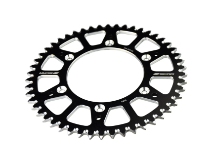 SCAR Zadná rozeta hliníková 27050 Yamaha YZ / YZF / WR YZ 250F '01-'25, YZ 450F '03-'25 YZ 125 / 250 '99-'25, Fantic XX / Xe / Xef '21-'25 čierna