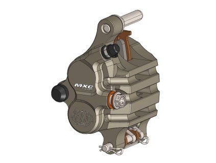 MOTO-MASTER Brzdový strmeň Mxc predný KTM / Husqvarna / GasGas / Sherco – vrátane brzdových doštičiek KH181