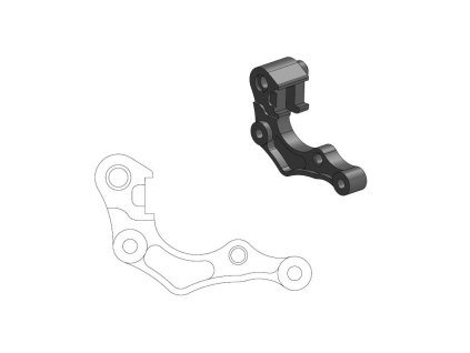 MOTO-MASTER Adaptér predného brzdového kotúča 270 mm (pre OEM strmeň) Honda CRF 250R/RX (19–), CRF 450R/RX (19–)