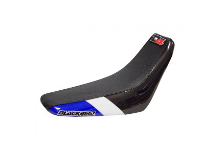 BLACKBIRD Poťah sedla Yamaha PW 50 '90-'23 Dream 4 Yamaha čierny/biely/modrý