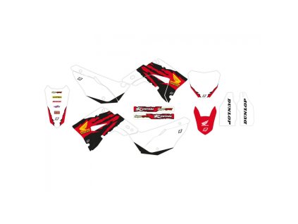 BLACKBIRD Sada polepov Honda CR 125R (02–07), CR 250R (02–07) Retro