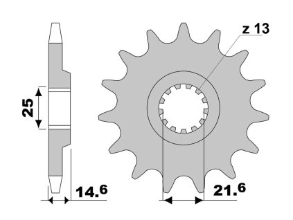 JT Predná rozeta 2063 13 Yamaha YFS 200 Blaster