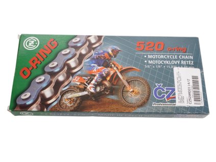 CZ Reťaz 520 Rdo O-Ring do 450 ccm + spojka reťaze – 114 článkov