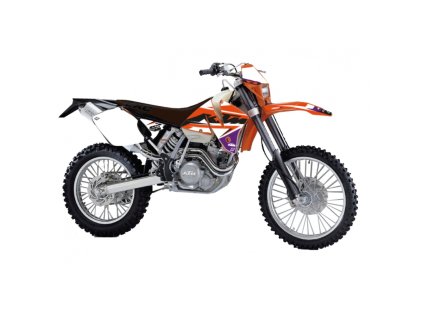 BLACKBIRD Sada polepov KTM EXC '01-'02 Dream 5 Chrome Efx oranžová/čierna
