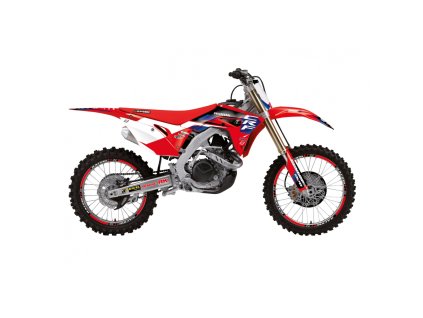 BLACKBIRD Sada polepov Honda CRF 250R '18-'21, CRF 450R '17-'21, CRF 450X '17-'24 Dream 5 červená/čierna