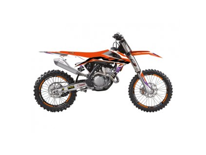 BLACKBIRD Sada polepov KTM SX/SX-F '16-'18, EXC/EXC-F '17-'19 Dream 5 Chrome Efx oranžová/čierna