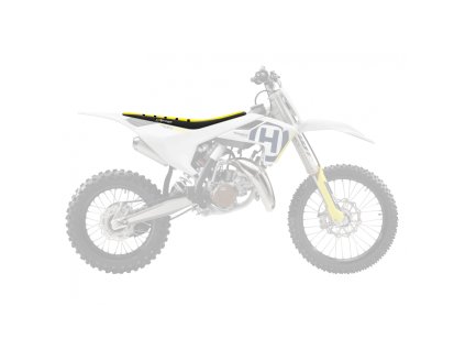 BLACKBIRD Poťah sedla Husqvarna TC 85 '25 Zebra čierny/žltý