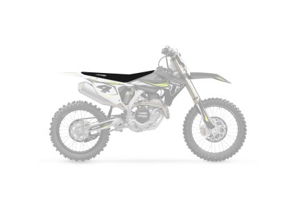 BLACKBIRD Poťah sedla Triumph Tf 250X '24-'25 Zebra čierny
