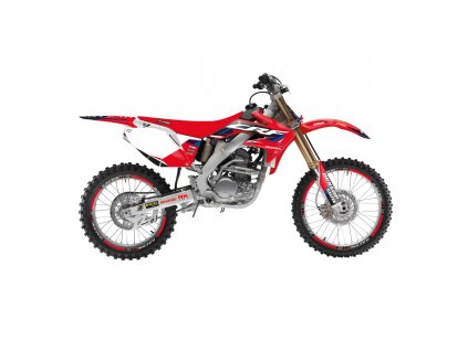 BLACKBIRD Sada polepov Honda CRF 250R '04-'09, CRF 250X '04-'21 Dream 5 červená/čierna