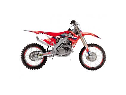 BLACKBIRD Sada polepov Honda CRF 250R '10-'13; CRF 450R '09-'12 Dream 5 červená/čierna