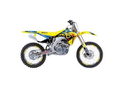 BLACKBIRD Sada polepov Suzuki RMZ 450 '05-'07 Dream 5 modrá/žltá/čierna