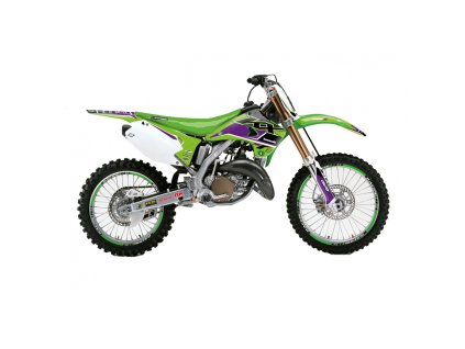 BLACKBIRD Sada polepov Kawasaki KX 125/250 '03-'08 Dream 5 zelená/čierna