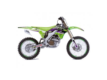 BLACKBIRD Sada polepov Kawasaki KX 250F '06-'08 Dream 5 zelená/čierna