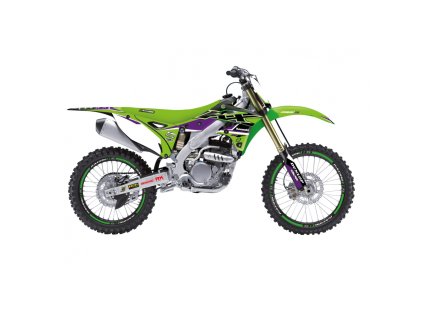 BLACKBIRD Sada polepov Kawasaki KX 250F '13-'16 Dream 4 zelená/čierna