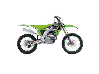 BLACKBIRD Sada polepov Kawasaki KX 250F '21-'23, KX 450F '19-'24 Dream 5 zelená/čierna