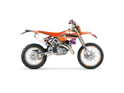 BLACKBIRD Sada polepov KTM EXC/EXC-F '03-'04, SX/SX-F '01-'04 Dream 5 oranžová/čierna