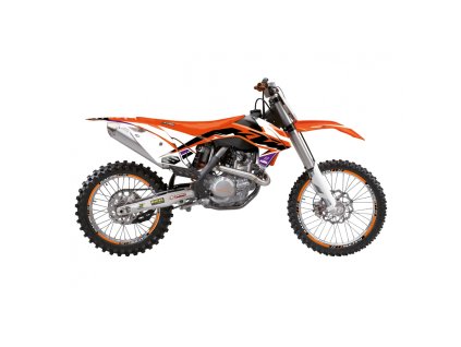 BLACKBIRD Sada polepov KTM SX/SX-F '13-'15, EXC/EXC-F '14-'16, Dream 5 oranžová/čierna