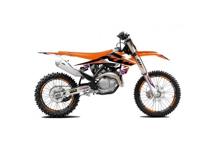 BLACKBIRD Sada polepov KTM SX/SX-F '19-'22, EXC/EXC-F '20-'23 Dream 5 oranžová/čierna