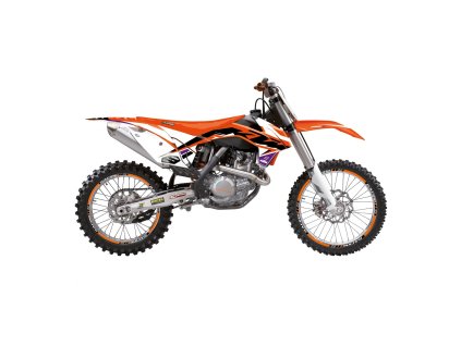 BLACKBIRD Sada polepov KTM SX/SX-F '13-'15, EXC/EXC-F '14-'16, Dream 5VCHROME Efx oranžová/čierna