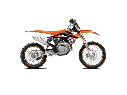 BLACKBIRD Sada polepov KTM SX/SX-F '19-'22, EXC/EXC-F '20-'23 Dream 5 Chrome Efx oranžová/čierna
