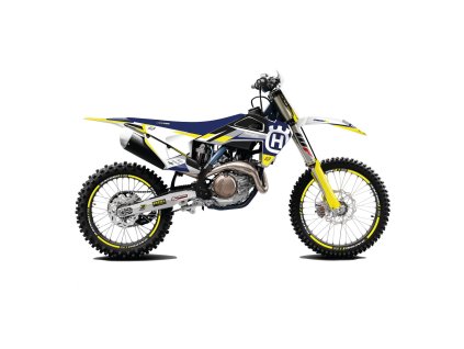 BLACKBIRD Sada polepov Husqvarna TC/FC '19-'22, TE/FE '20-'23 Dream 5 Chrome Efx modrá/žltá