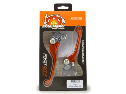 MOTO-MASTER Páčky spojky a brzdy (výklopné) KTM/Husqvarna – oranžové