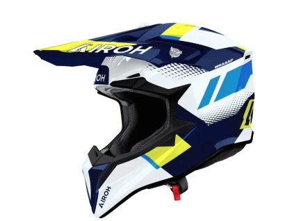 AIROH Prilba Wraaap Vision – žltá fluo/modrá/biela