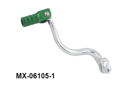 PSYCHIC Radiaca páčka Kawasaki KX 125 '03-'05, KX 500 '94-'04 strieborná