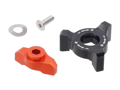 PSYCHIC Skrutka Regulácie Zadného Tlmiča Ktm SX / XC / XC-F / SX-F 125 / 250 / 350 / 450 (23–24), EXC / XC-W / EXC-F / Smr 150 / 250 / 300 / 350 / 450 / 500 (24) – Oranžová