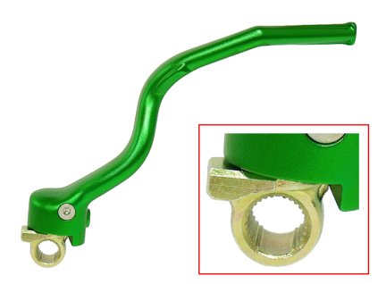 PSYCHIC Štartovacia páka (nakopávačka) Kawasaki KXF 250 '13-'16 hliníková zelená
