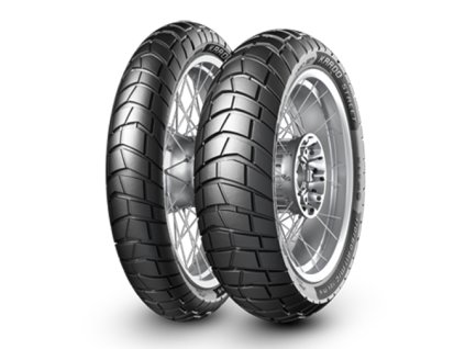 METZELER Sada pneumatiky (3142600/25) 120/70R19 Karoo Street 60V TL M+S M/C Predná DOT 2025 + (3143000/25) 150/70R18 Karoo Street 70V TL M/C M+S Zadná DOT 2025 + Kappa taška na riadidlá