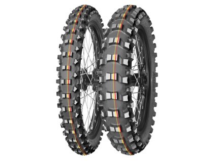 MITAS Pneumatika 60/100-12 Terra Force-mx SM 36M (červeno-žltý pásik) TT predná DOT 2025 (DOT:JPDP/JSDP)