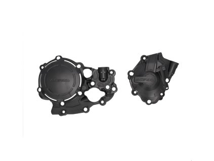 ACERBIS Kryty motora X-Power (viečko spojky a alternátora) Honda CRF 250 R / RX '22-'26, CRF 300 RX '22-'26 – čierne