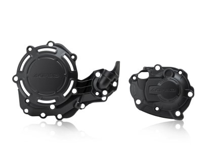 ACERBIS Kryty motora X-Power (viečko spojky a alternátora) Yamaha YZ 450 F '18-'22, YZ 450 FX '19-'22 (YZF 450), Fantic XEF 450 '21-'25 – čierne