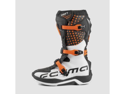 FORMA Čižmy CROSS Drift – čierne/oranžové/biele