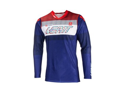 LEATT Tričko Moto 5.5 Ultraweld Royal tmavomodré/biele/červené veľkosť M