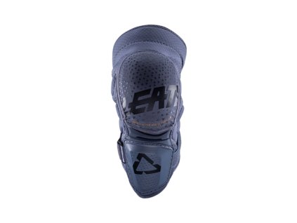 LEATT Chrániče kolien 3DF Hybrid Knee And Shin Guard Flint – sivé, veľkosť S/M