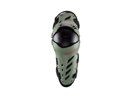 LEATT Chrániče kolien Dual Axis Cactus – zelené/čierne, veľkosť XXL