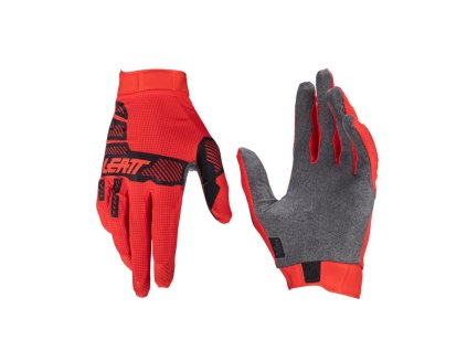 LEATT Rukavice Moto 1.5 Gripr – červené/čierne veľkosť S