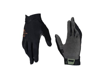 LEATT Rukavice cyklistické (dámske) MTB 1.0 Gripr Stealth – čierne