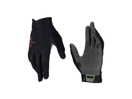 LEATT Rukavice cyklistické (dámske) MTB 1.0 Gripr Stealth – čierne