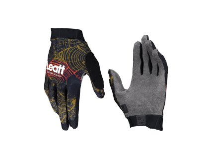 LEATT Rukavice cyklistické MTB 1.0 Gripr Timber hnedé/čierne veľkosť S
