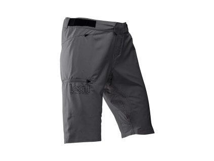 LEATT Šortky cyklistické MTB Enduro 1.0 Granite – sivé veľkosť XXL